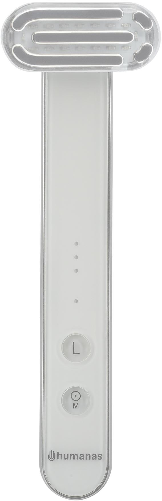Sonický masážny prístroj na lifting tváre s EMS Humanas Aurora HS4151 – biely
