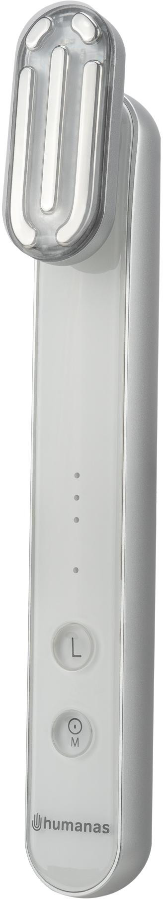 Sonický masážny prístroj na lifting tváre s EMS Humanas Aurora HS4151 – biely