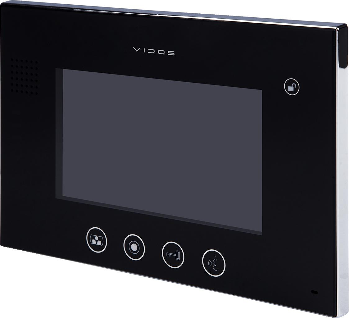 VIDOS M670B monitor wideodomofonu 7 cali kolorowy TFT analogowy głośnomówiący nano-glass VIDOS M670B monitor wideodomofonu 7 cali kolorowy TFT analogowy głośnomówiący nano-glass