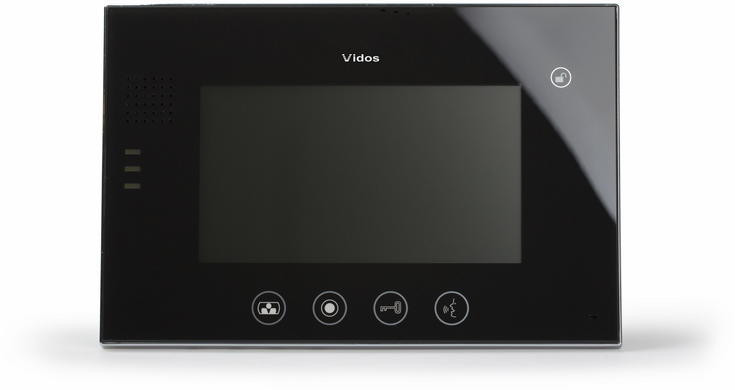 VIDOS M670B monitor wideodomofonu 7 cali kolorowy TFT analogowy głośnomówiący nano-glass VIDOS M670B monitor wideodomofonu 7 cali kolorowy TFT analogowy głośnomówiący nano-glass