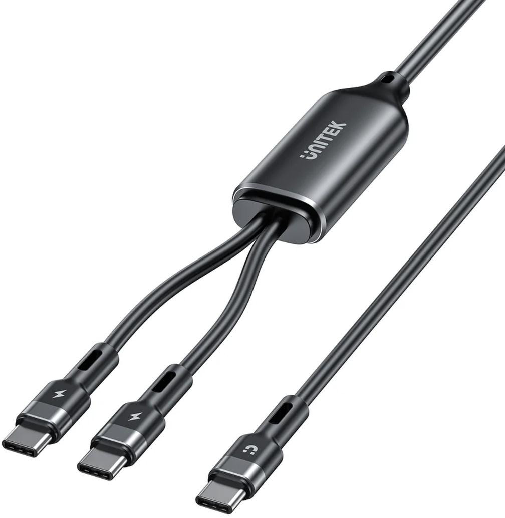 Unitek Cavo 2 in 1 USB-C PD 100W in silicone 1,8 m