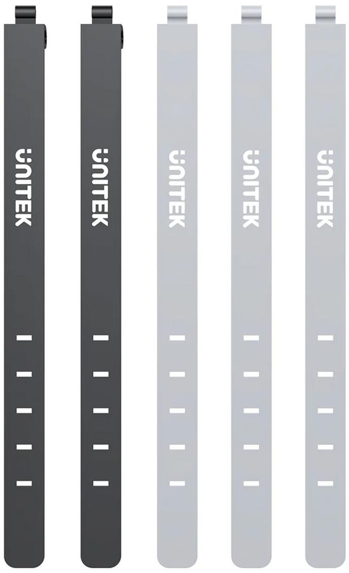 Organizer  per cavi  Unitek FlexiTie Kit completo in siliconech opasek per cavich