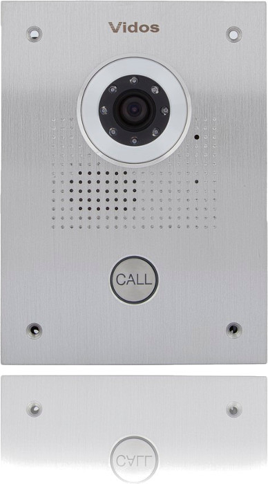 VIDOS S551 panel bramowy zewnętrzny wideodomofon kamera IR IP65 stal nierdzewna podtynkowy VIDOS S551 panel bramowy zewnętrzny wideodomofon kamera IR IP65 stal nierdzewna podtynkowy