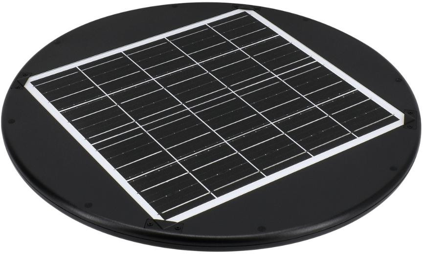 Solarna oprawa parkowa LED Bemko SOLUM 20W 2200lm 3000-4000K IP65 czarna, bezprzewodowa, panel i bateria Solarna oprawa parkowa LED Bemko SOLUM 20W 2200lm 3000-4000K IP65 czarna, bezprzewodowa, panel i bateria