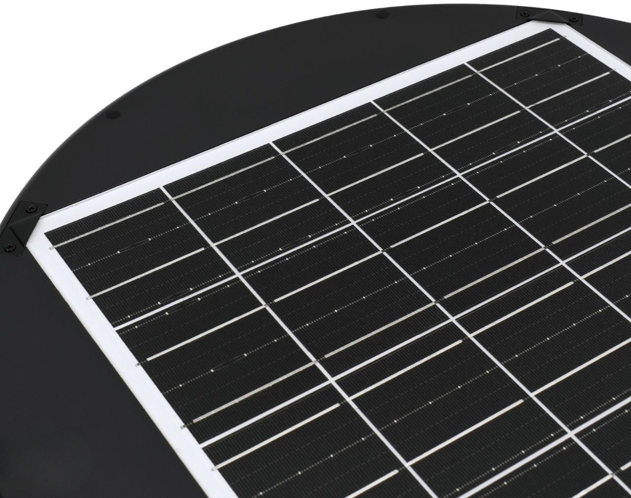 Solarna oprawa parkowa LED Bemko SOLUM 20W 2200lm 3000-4000K IP65 czarna, bezprzewodowa, panel i bateria Solarna oprawa parkowa LED Bemko SOLUM 20W 2200lm 3000-4000K IP65 czarna, bezprzewodowa, panel i bateria