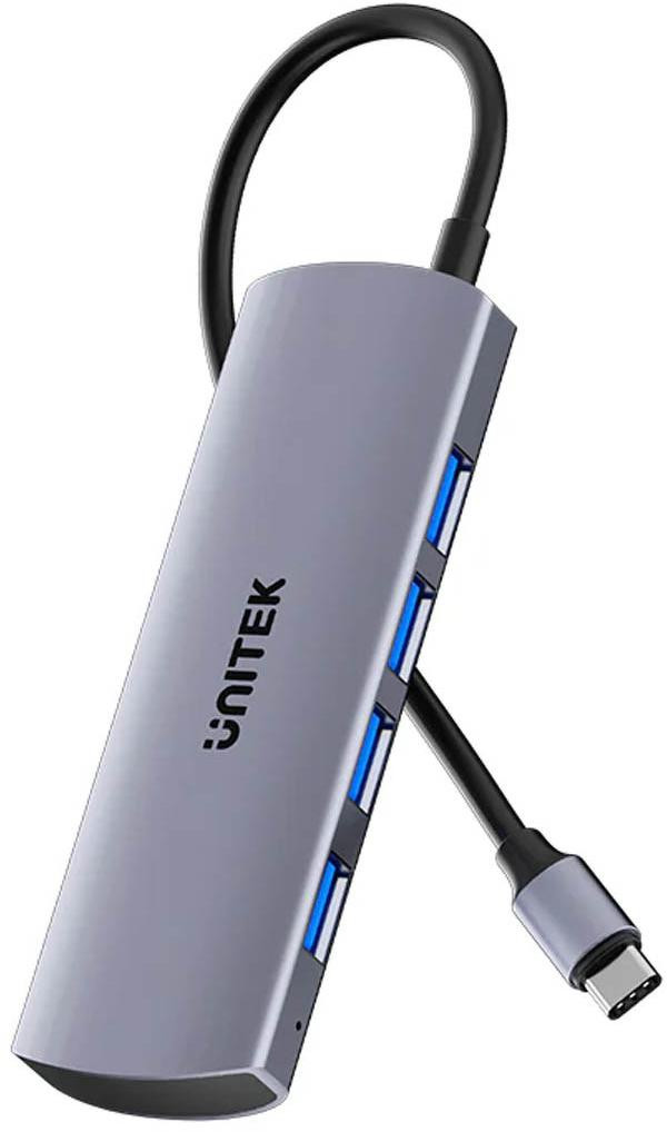 Hub USB-C Unitek Hub 4 in 1 USB-C 10 Gbps, 4x USB-A