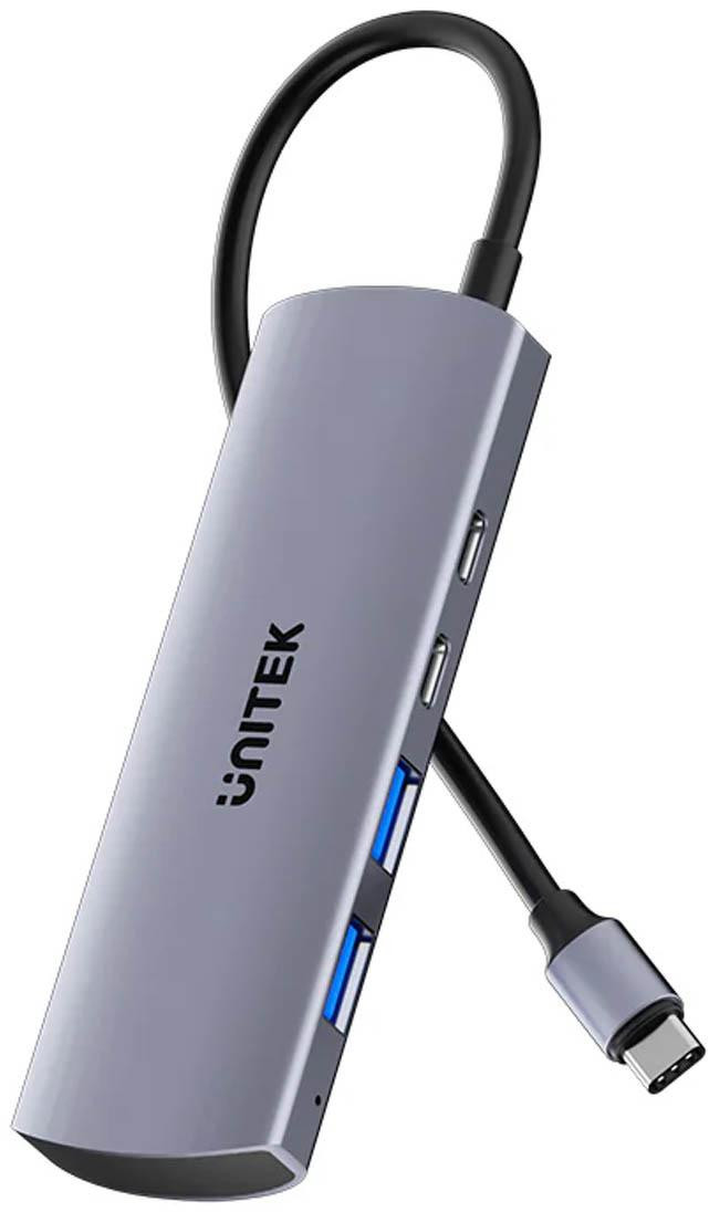 Hub USB-C Unitek Hub 4 in 1 USB-C 10 Gbps, 2x USB-A i 2x USB-C