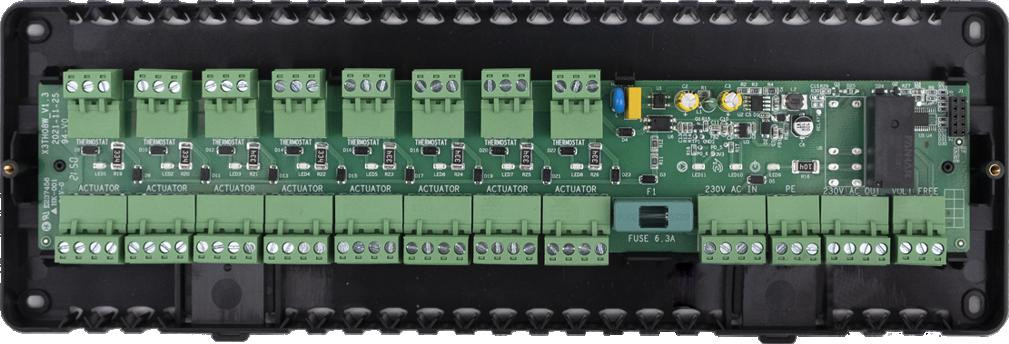 ENGO ECB8-230 listwa centralna ogrzewania podłogowego 8 stref, 230V, moduł pompy i kotła ENGO ECB8-230 listwa centralna ogrzewania podłogowego 8 stref, 230V, moduł pompy i kotła