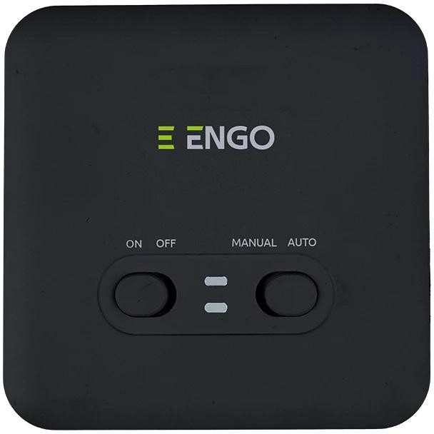 Termostat ENGO E20i-B Wi-Fi, bezprzewodowy regulator temperatury, sterowanie z aplikacji, czarny Termostat ENGO E20i-B Wi-Fi, bezprzewodowy regulator temperatury, sterowanie z aplikacji, czarny
