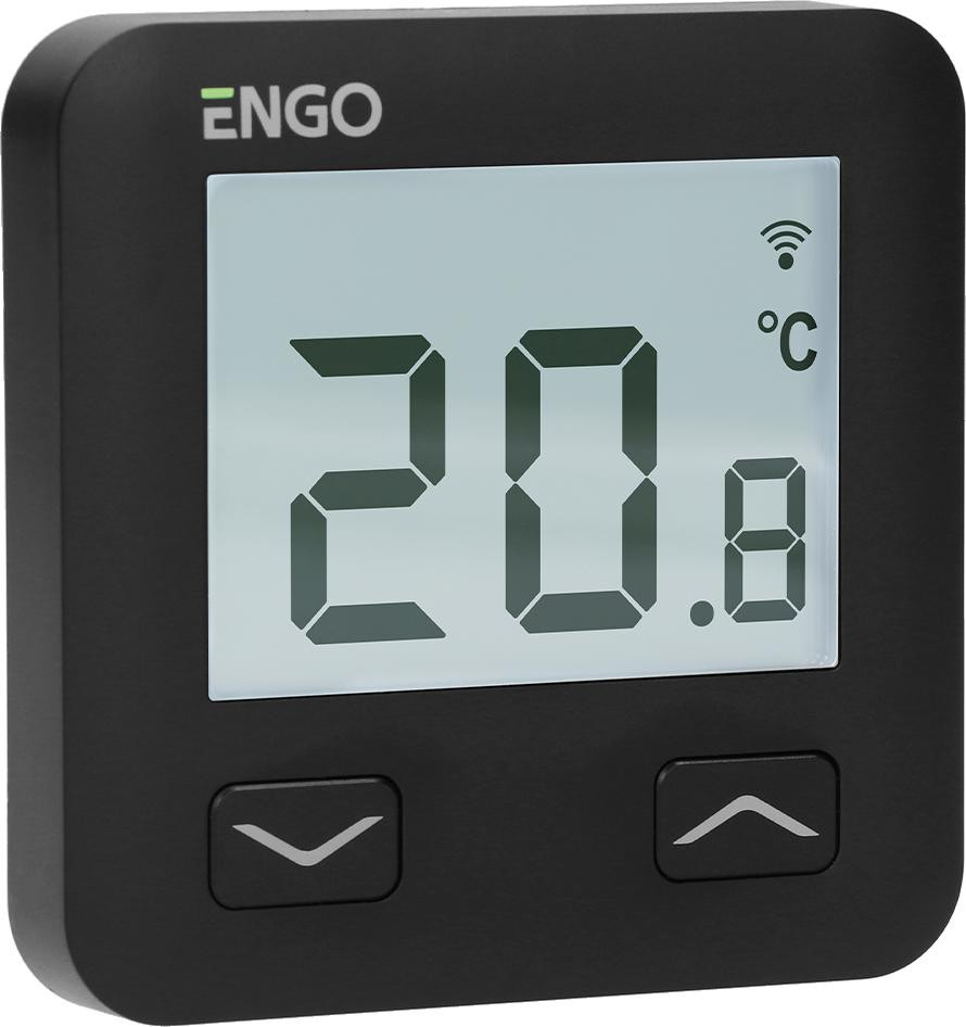 ENGO Controls E10-MBUSB regulator temperatury czarny, podtynkowy, MODBUS RS-485, Wi-Fi, 230V ENGO Controls E10-MBUSB regulator temperatury czarny, podtynkowy, MODBUS RS-485, Wi-Fi, 230V