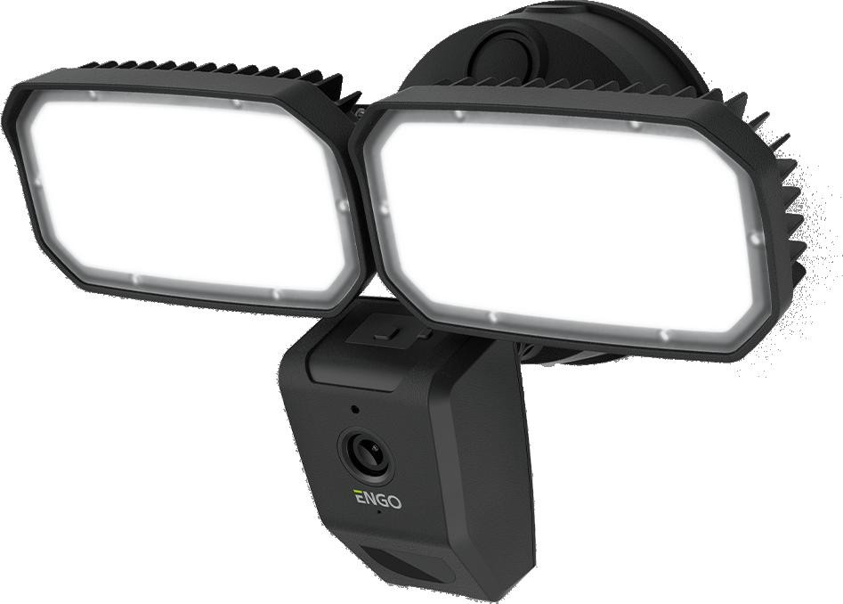 ENGO Controls ECAM-L2 kamera Smart WiFi 4MP reflektor LED 3000 lm zewnętrzna IP66 dwustronny dźwięk ENGO Controls ECAM-L2 kamera Smart WiFi 4MP reflektor LED 3000 lm zewnętrzna IP66 dwustronny dźwięk