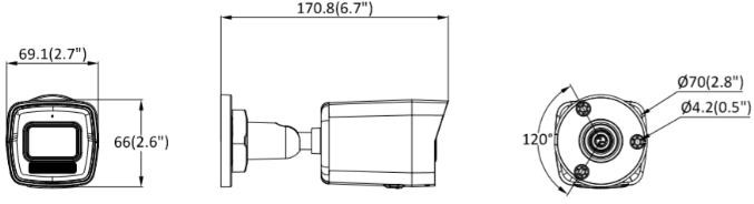 фото IP-камера видеонаблюдения Hikvision DS-2CD1061G2-LIU (2.8mm) 1