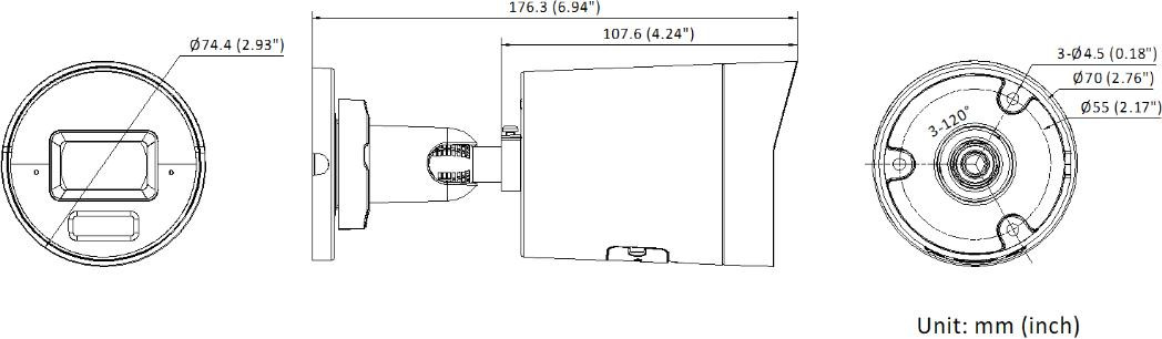 фото IP-камера видеонаблюдения Hikvision DS-2CD2043G2-LIZY (2.8-4mm) 1