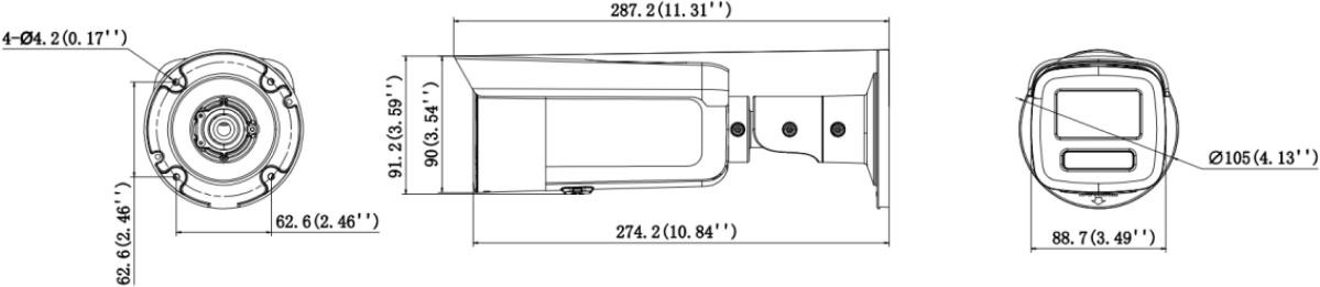 фото IP-камера видеонаблюдения Hikvision DS-2CD2T46G3-4IZY (2.8-4мм) 3