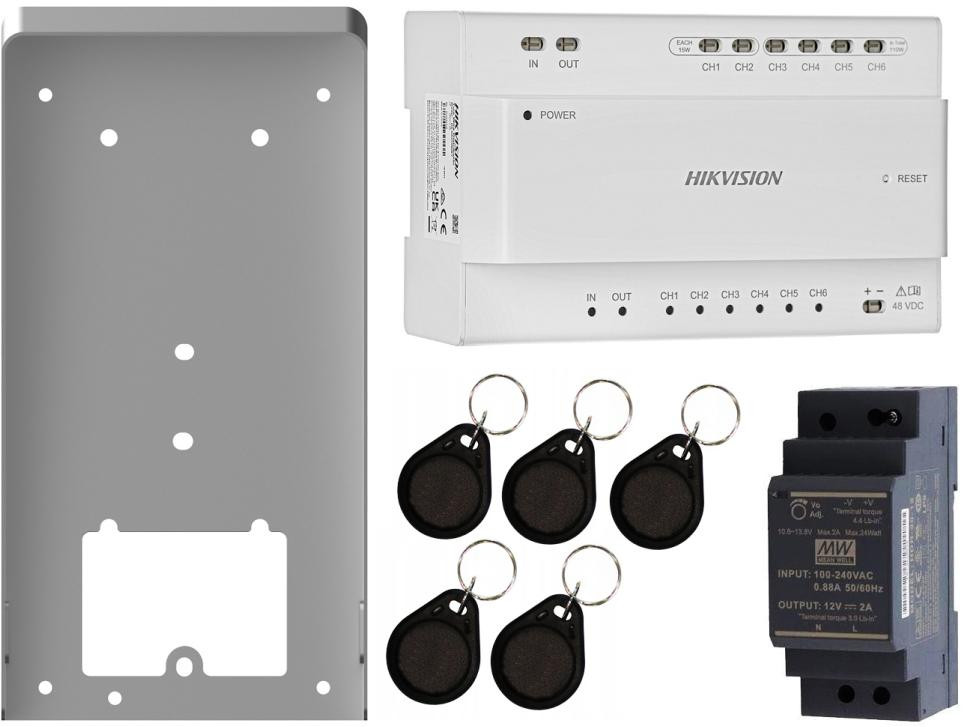 Hikvision DS-KIS705EY zestaw wideodomofonowy 2-wire HD 7″ WiFi czytnik MIFARE jednoabonentowy Hikvision DS-KIS705EY zestaw wideodomofonowy 2-wire HD 7″ WiFi czytnik MIFARE jednoabonentowy