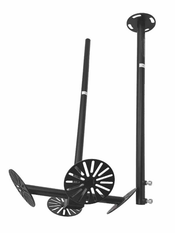 Uchwyt Camsafe CS30-KSO4 antracyt kątowy do kamery z podstawą 100 mm, stal malowana Uchwyt Camsafe CS30-KSO4 antracyt kątowy do kamery z podstawą 100 mm, stal malowana
