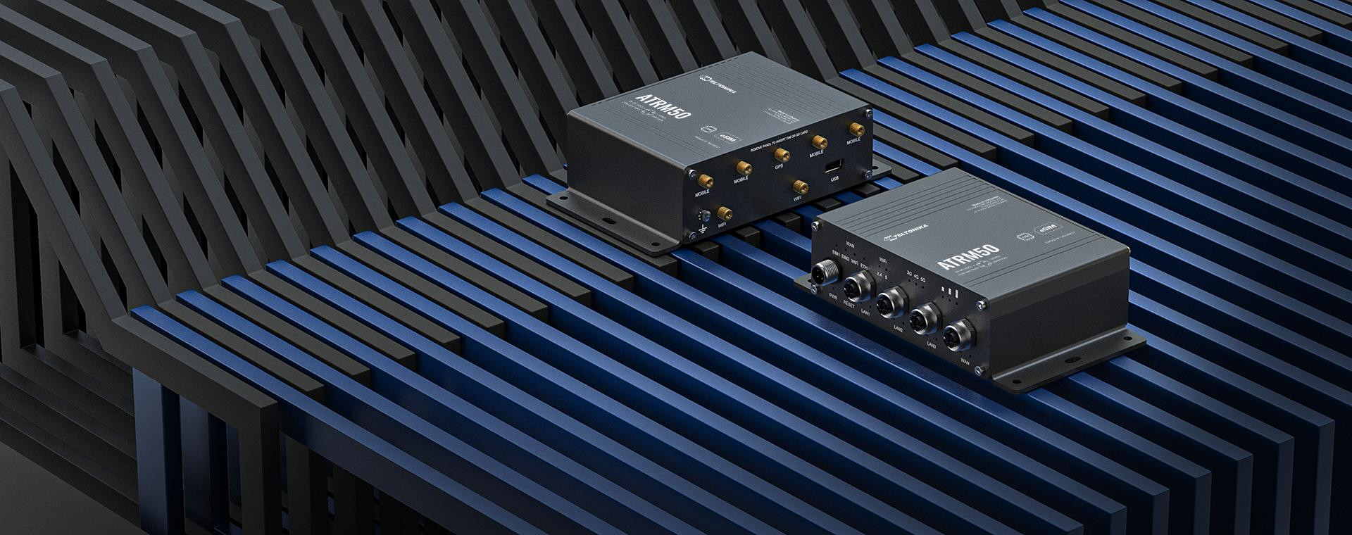 Teltonika ATRM50 router przemysłowy 5G transport kolejowy EN 50155 Dual-SIM eSIM M12 RutOS ATRM50100000 Teltonika ATRM50 router przemysłowy 5G transport kolejowy EN 50155 Dual-SIM eSIM M12 RutOS ATRM50100000