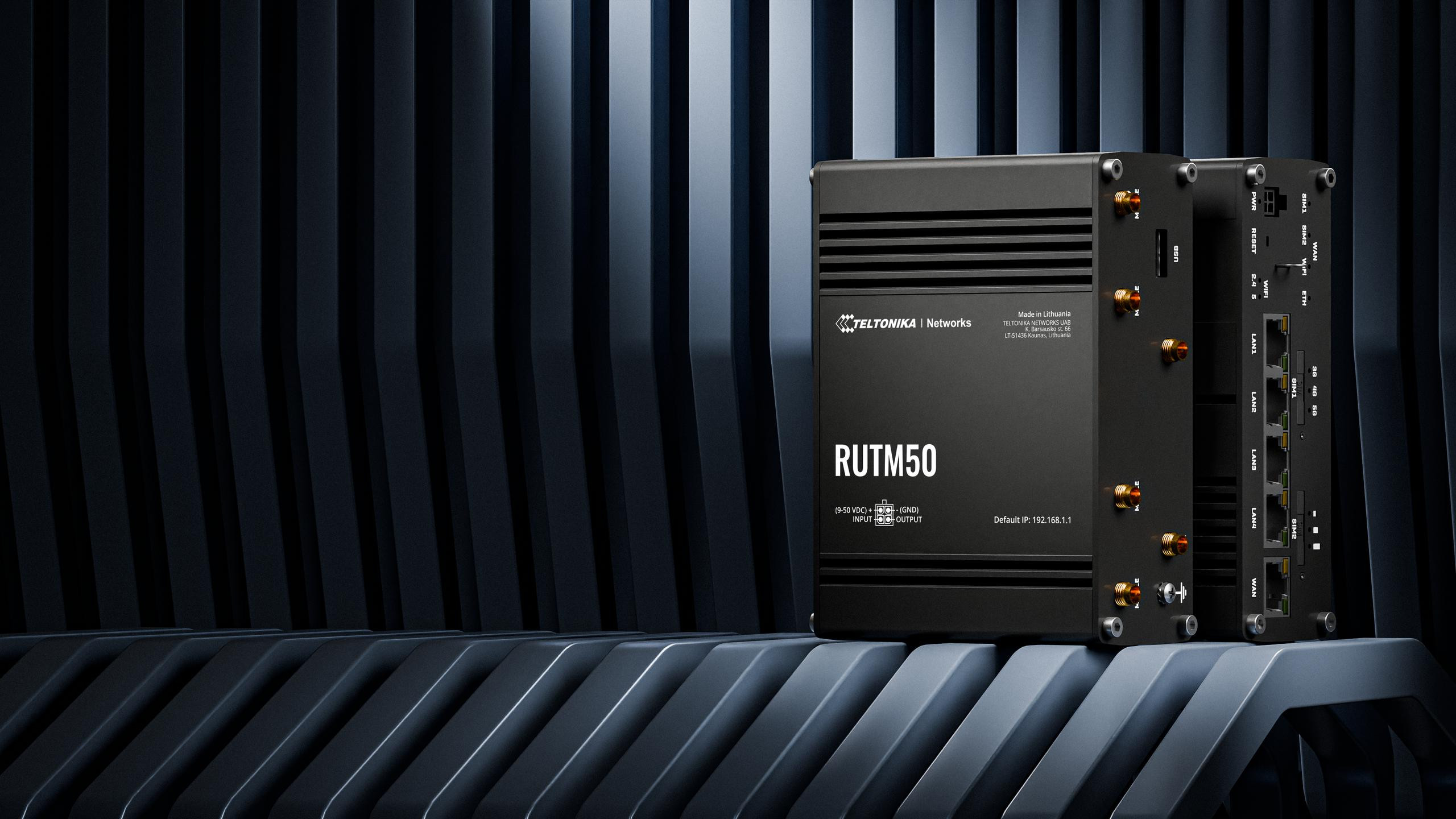 Teltonika ATRM50 router przemysłowy 5G transport kolejowy EN 50155 Dual-SIM eSIM M12 RutOS ATRM50100000 Teltonika ATRM50 router przemysłowy 5G transport kolejowy EN 50155 Dual-SIM eSIM M12 RutOS ATRM50100000