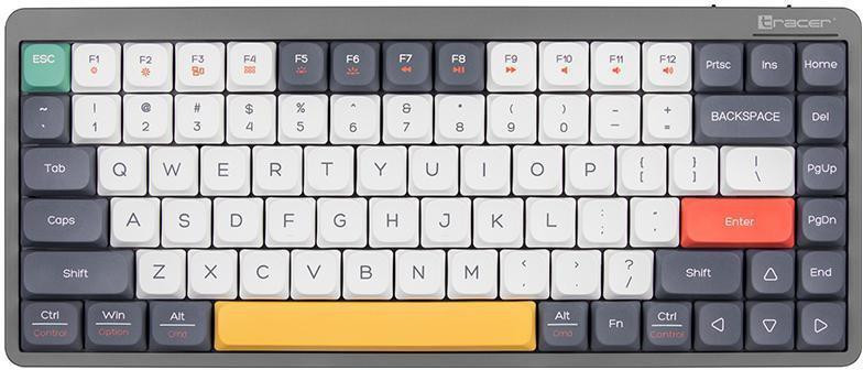tastiera mechaniczna Tracer FINA 84 Grey (Outemu Red Switch)