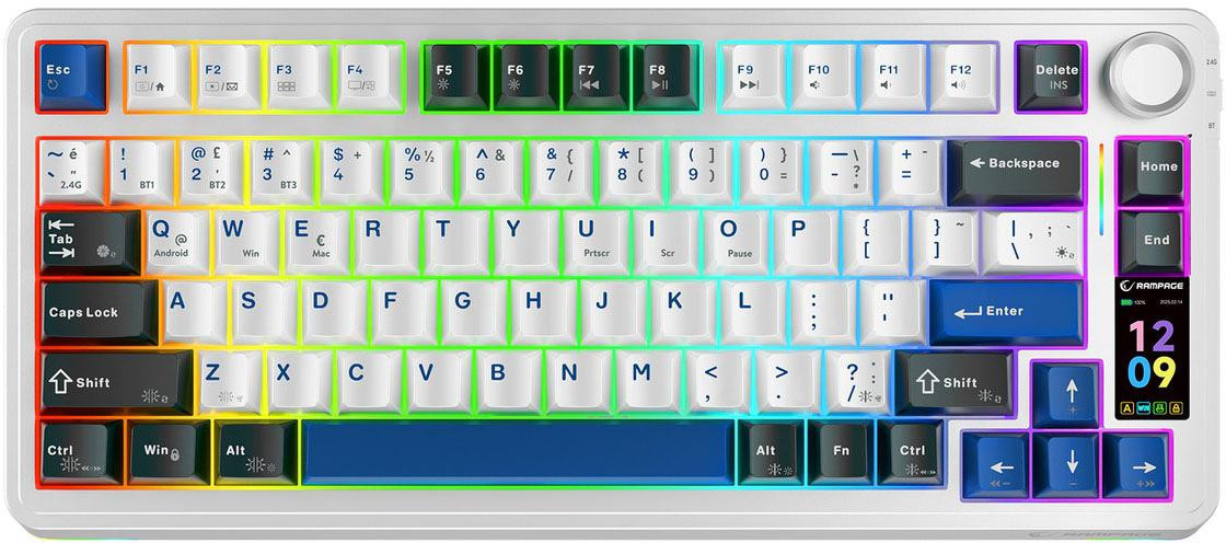 tastiera cablata con filo Rampage Quell Pro