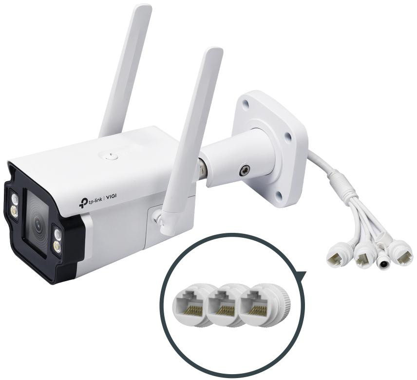 TP-Link VIGI InSight S345-4G kamera IP 4G LTE 4MP FullColor 4mm IP66 3x LAN TP-Link VIGI InSight S345-4G kamera IP 4G LTE 4MP FullColor 4mm IP66 3x LAN