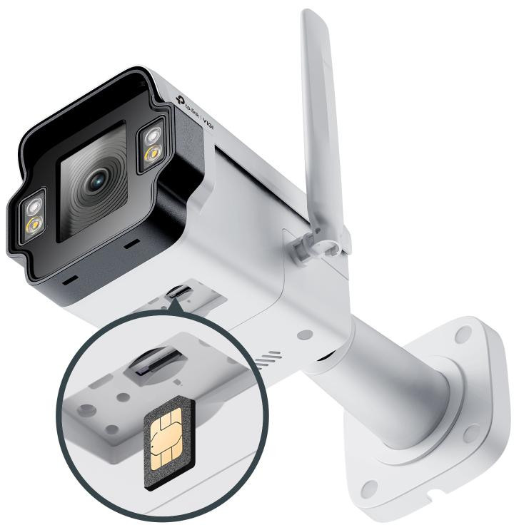 TP-Link VIGI InSight S345-4G kamera IP 4G LTE 4MP FullColor 4mm IP66 3x LAN TP-Link VIGI InSight S345-4G kamera IP 4G LTE 4MP FullColor 4mm IP66 3x LAN
