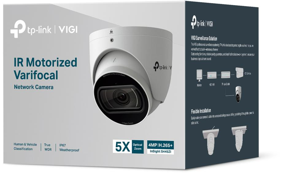 TP-Link VIGI InSight S445ZI kamera IP 4 MP PTZ zmiennoogniskowa turret IR60 PoE microSD TP-Link VIGI InSight S445ZI kamera IP 4 MP PTZ zmiennoogniskowa turret IR60 PoE microSD