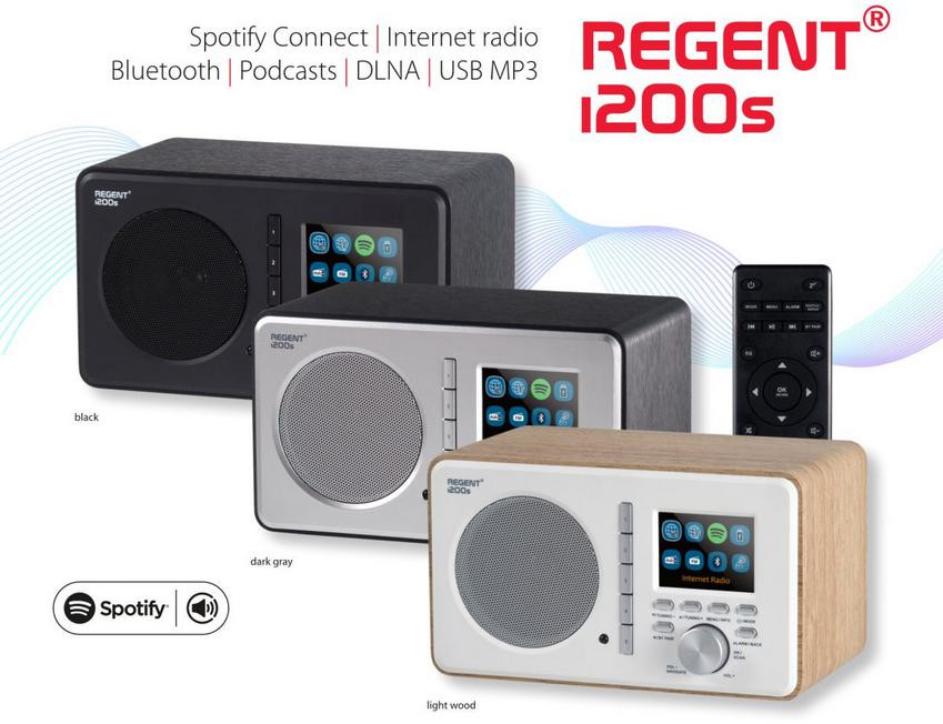 Radio internetowe Ferguson Regent i200s czarne DAB+ FM Spotify Bluetooth WiFi Radio internetowe Ferguson Regent i200s czarne DAB+ FM Spotify Bluetooth WiFi