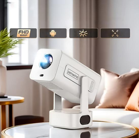 Mini projektor Zenwire PrimeView IMC360 Android 13, Full HD, 400 ANSI, WiFi 6, Bluetooth Mini projektor Zenwire PrimeView IMC360 Android 13, Full HD, 400 ANSI, WiFi 6, Bluetooth