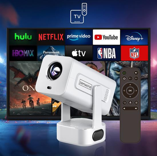 Mini projektor Zenwire PrimeView IMC360 Android 13, Full HD, 400 ANSI, WiFi 6, Bluetooth Mini projektor Zenwire PrimeView IMC360 Android 13, Full HD, 400 ANSI, WiFi 6, Bluetooth