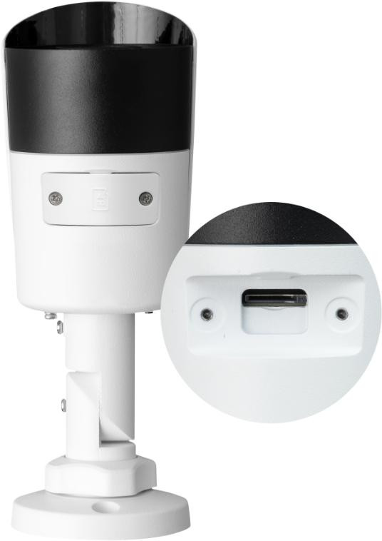 Kamera IP BCS Point BCS-P-TIP14FSR5-Ai tubowa 4 Mpx 2.8mm IR 50m IP67 z mikrofonem Kamera IP BCS Point BCS-P-TIP14FSR5-Ai tubowa 4 Mpx 2.8mm IR 50m IP67 z mikrofonem