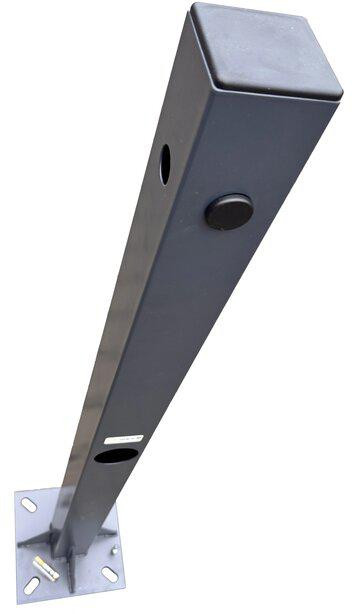 Camsafe CS-MK6 słup 6 m monitoring CCTV maszt kamera kwadratowy stalowy galwanizowany Camsafe CS-MK6 słup 6 m monitoring CCTV maszt kamera kwadratowy stalowy galwanizowany
