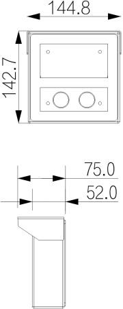Obudowa natynkowa BCS LINE BCS-PN11-N