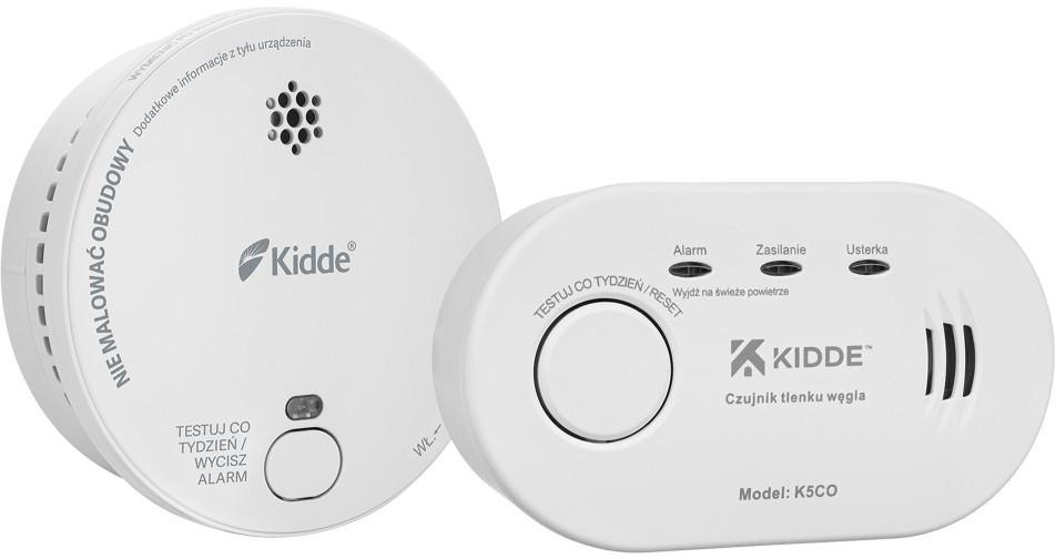 Kit completo 2 Sensorei KIDDE monossido di carbonio e di fumo
