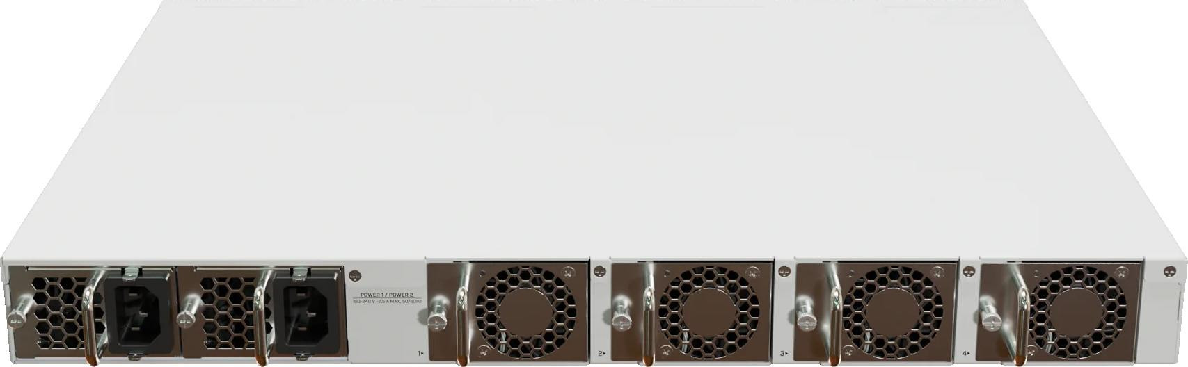 MikroTik CRS520-4XS-16XQ-RM switch 100GbE 16x QSFP28 4x 25G SFP28 RouterOS zarządzalny MikroTik CRS520-4XS-16XQ-RM switch 100GbE 16x QSFP28 4x 25G SFP28 RouterOS zarządzalny