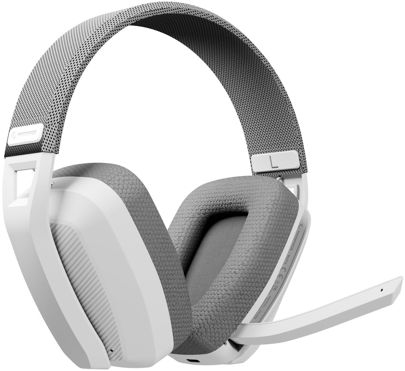Cuffie cablato con filo Rampage BLITZ bianco
