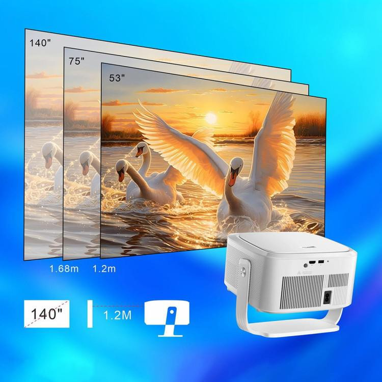 Zenwire PrimeView IMC460 Pro mini projektor przenośny Android 14 Full HD 950 ANSI WiFi 6 Bluetooth 5.4 Zenwire PrimeView IMC460 Pro mini projektor przenośny Android 14 Full HD 950 ANSI WiFi 6 Bluetooth 5.4