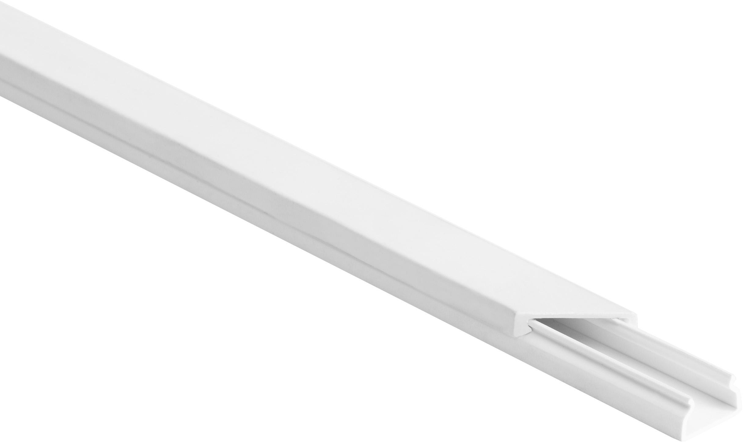 Canalina passacavi in PVC per impianti elettrici Kit. bianco LS 15x10 2m (Confezione pacco  10 pz .)