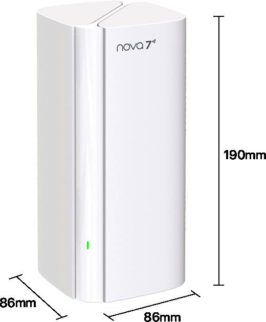 Tenda Nova EE3 Pro 2-pack WiFi 7 BE3600 mesh do 220 m2 3 porty Gigabit MLO WPA3 Tenda Nova EE3 Pro 2-pack WiFi 7 BE3600 mesh do 220 m2 3 porty Gigabit MLO WPA3