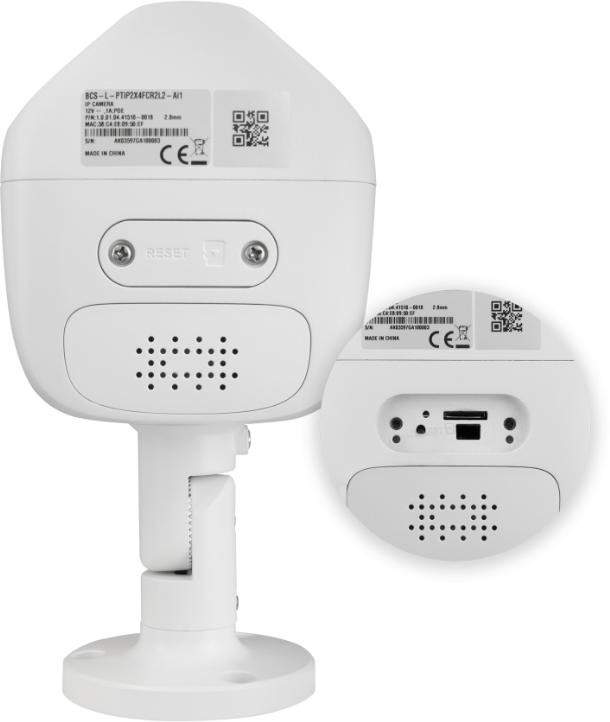 BCS LINE BCS-L-PTIP2X4FCR2L2-Ai1 panoramiczna kamera IP 8MPx 180 stopni WDR NightColor PoE AI BCS LINE BCS-L-PTIP2X4FCR2L2-Ai1 panoramiczna kamera IP 8MPx 180 stopni WDR NightColor PoE AI