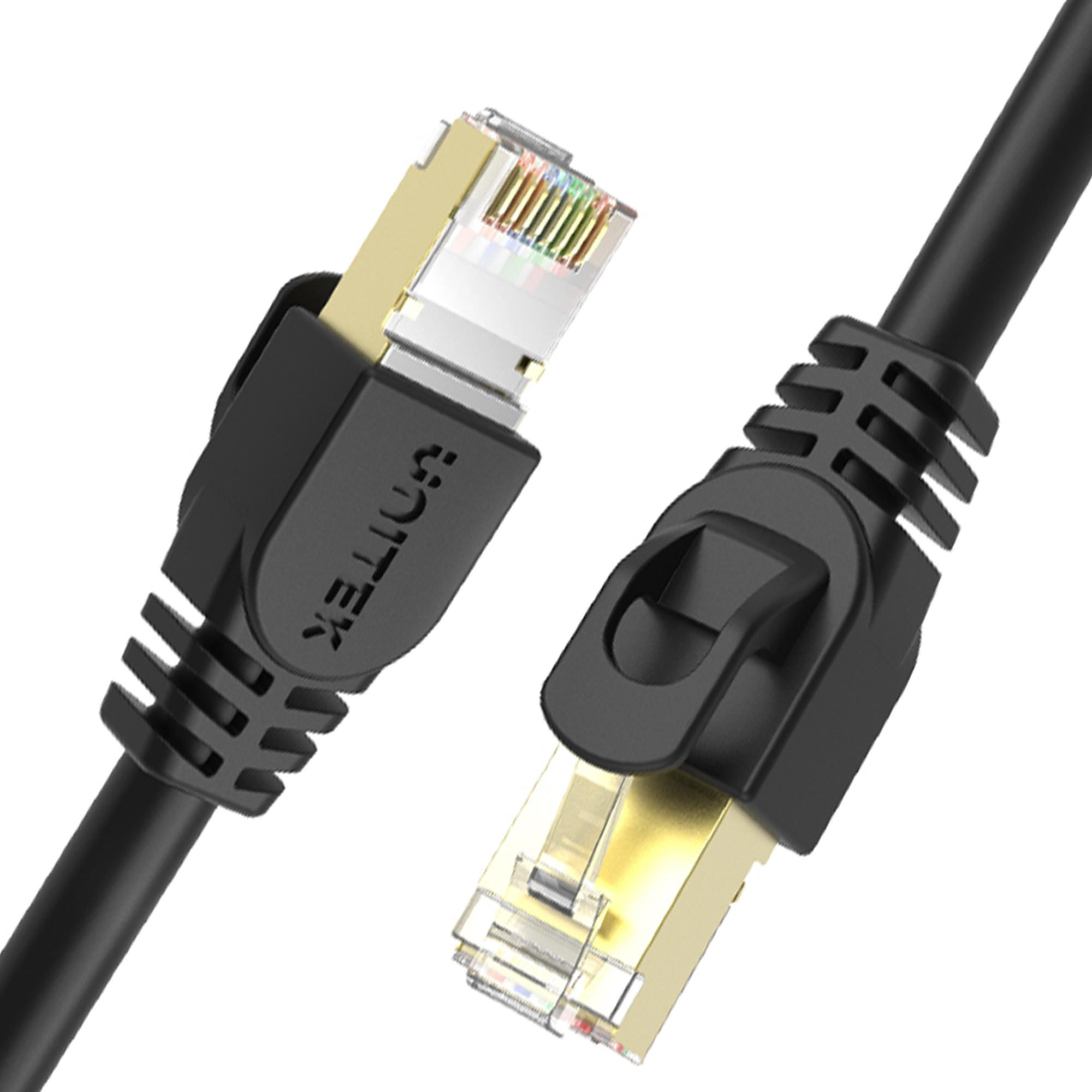 Unitek Cavo Ethernet RJ-45 LAN, Patch cord cat.7 SSTP (8P8C), Cavo di rete 3m