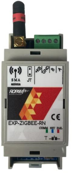 ROPAM EXP-Zigbee-RN bramka Zigbee do central Neo-IP-64 i NeoLTE-IP-64, montaż na szynę DIN ROPAM EXP-Zigbee-RN bramka Zigbee do central Neo-IP-64 i NeoLTE-IP-64, montaż na szynę DIN