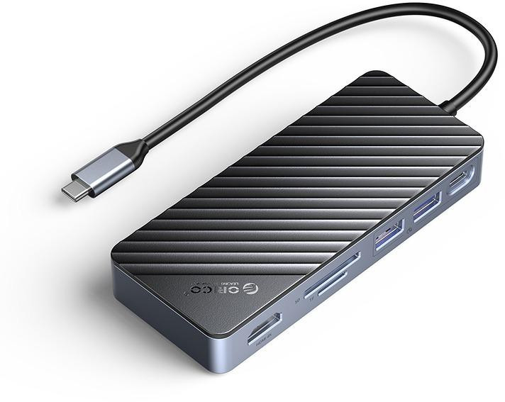 Docking station Orico USB-C con Custodia na Hard Disk M.2, 10 Gbps, HDMI 4K 60Hz