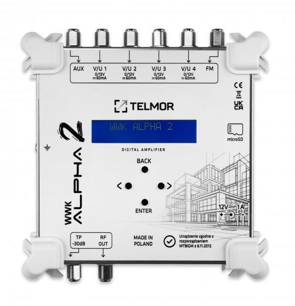 Amplificatore Telkom Telmor WWK ALPHA 2