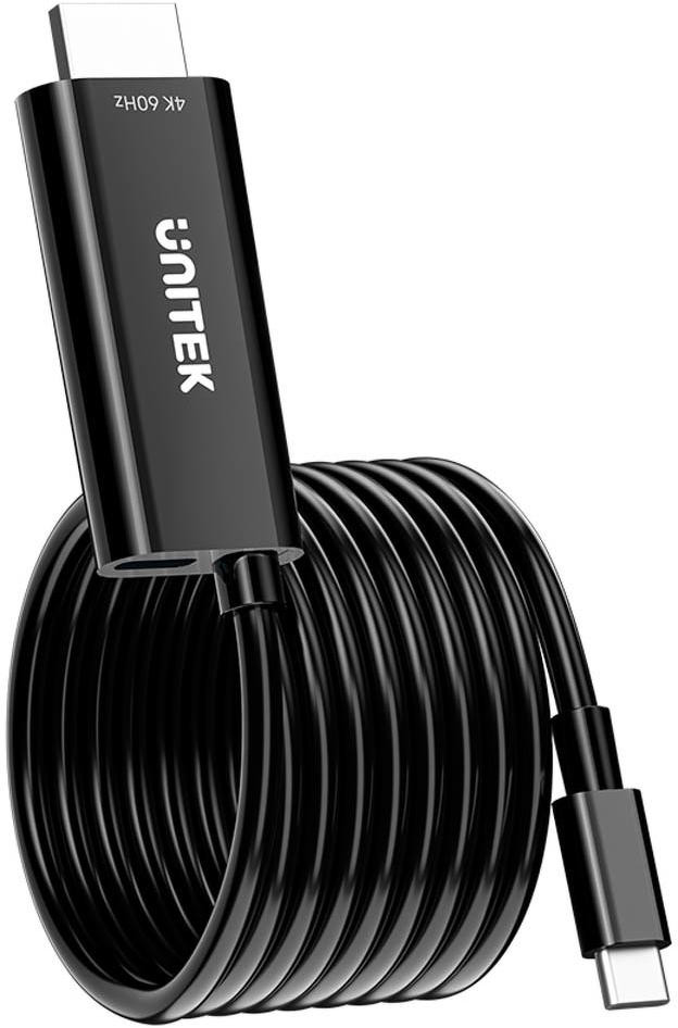 Unitek Cavo USB-C per HDMI 4K@60Hz con portem USB-C PD 100W