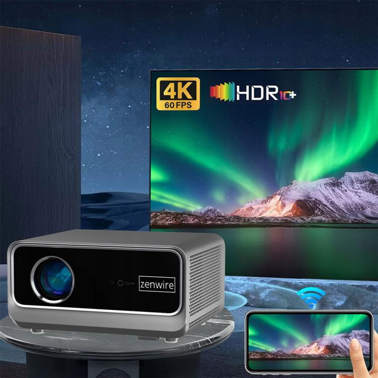 Zenwire G60 projektor Android TV 14 FullHD 4K WiFi 6 1300 ANSI lm AutoFocus AutoKeystone Bluetooth 5.2 Zenwire G60 projektor Android TV 14 FullHD 4K WiFi 6 1300 ANSI lm AutoFocus AutoKeystone Bluetooth 5.2
