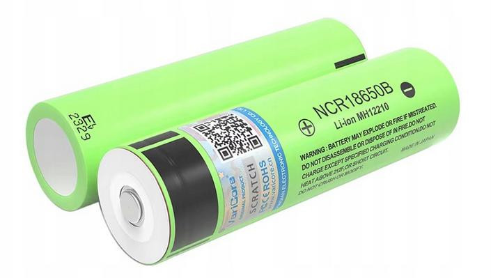 Batteria tampone 18650 LiitoKala NCR18650B 3400mAh (1  pz .) con con protezione