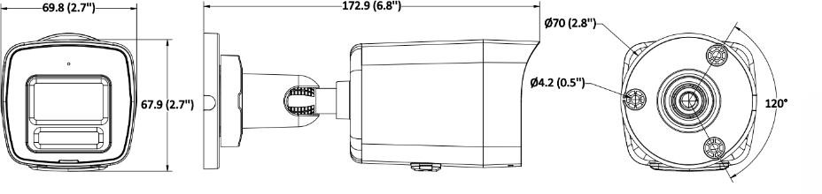 фото IP-камера видеонаблюдения Hikvision DS-2CD1047G3-LIU (2.8mm) 3