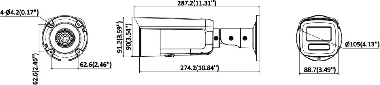 фото IP-камера видеонаблюдения Hikvision DS-2CD2T123G2-LIS2UY/SL (2.8mm) 2