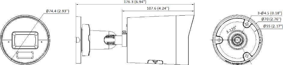 фото IP-камера видеонаблюдения Hikvision DS-2CD20126G3-IUY/SL (2.8mm) 3